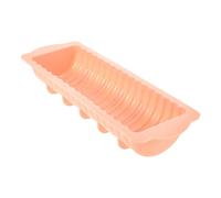 Abaodam Caterpillar Ribbed Loaf Pan Silicone Bread Tin for Baking the Caterpillar Cake Hot Dog Making Shape Oven and Microwave Safe for DIY Dessert and Family Celebrations