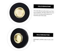 Abaodam Cello Anti-slip Mat Nylon Endpin Stopper Holder Floor Protector Pad Lightweight Portable for Professional Cellists and Home Practice Preventing Instrument Sliding and Floor