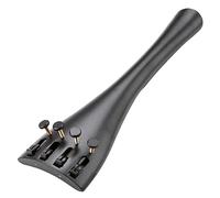 Abaodam Cello Tailpiece Replacement Black Wooden and Metal String Board Part Not Easy to Damage, Beautiful and Practical Cello Accessory for String Instruments