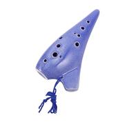 Abaodam Ceramic Alto Ocarina Flute Traditional Chinese Wind Instrument for Beginners Students Adults with Practice Book and Carrying Bag
