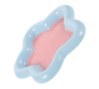 Abaodam Ceramic Cat Bowl Whisker Friendly Shallow Dish for Food Water Cute Star Shape Plate for Cats Kittens Small Dogs Nonskid Base Easy to Clean Multi Purpose Pet Feeding