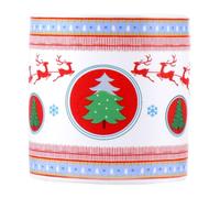 Abaodam Ceramic Christmas Pattern Plant Pot for Small Succulent Plants, Lovely Storage Container and Party Decoration Flowerpot for Household Use