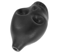 Abaodam Ceramic Death Whistle Prop Black Screaming Whistle Artware for Halloween Decorations Unique Sound for Horror Events Spooky Home Ornaments