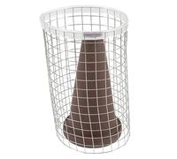 Abaodam Ceramic Fish Spawning Cone Bucket with Mesh Isolation Net Small Size for Shrimp Breeding and Aquarium Fish Reproduction, Suitable for Angelfish and Freshwater Tank Breeding