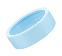 Abaodam Ceramic Food Feeder Chicken Water Feeding Holder Poultry Chicken Feeder Bowl Chicken Feeding Supplies Feeding Container Bird Bowl Bird Water Bowl Watering Ceramics Sky-blue