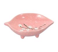 Abaodam Ceramic Hamster Bowl Small Feeding Bowl for Small Pet Guinea Pig Food Safe for Hamster Cage Accessories