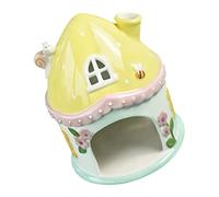 Abaodam Ceramic Hamster Hideout Castle House for Hamsters and Guinea Pigs Colorful PET Sleep Nest Fixed Design Small Animal Hide Place