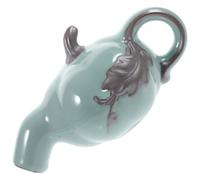 Abaodam Ceramic Invisible Flowing Teapot Tabletop Fountain with Sturdy Practical Design and Delicate Workmanship, for Indoor or Courtyard Decoration