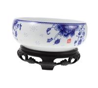 Abaodam Ceramic Lotus Bowl Planter Pot for Indoor Succulent Plants and Money Grass, Low-maintenance Gardening with Elegant Design, Optimized for Growth, for Home and Garden Use