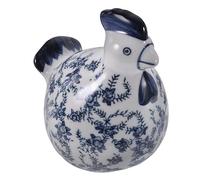 Abaodam Ceramic Rooster Figurine Cartoon Chicken Statue Realistic Detail Pottery Ornament for Home Tea Table Garden Living Room Diverse Colour Decoration