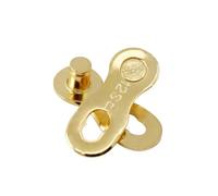 Abaodam Chain Buckle Quick Release Connector for Bicycle Maintenance | Steel Link, Tool Free Fitting, for Workshop Replacement, Cyclists and Bike Mechanics, Gold Finish
