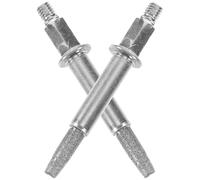 Abaodam Chainsaw Grinding Stones 2Pcs 4.8Mm Diamond Burr Sharpening Bits High Wear Resistance for Garden Tool Sharpening