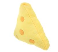 Abaodam Cheese Plush Fabric Cushion 45cm Realistic Food Throw Pillow Decorative Soft Stuffed Pillow for Kids Couch Decor
