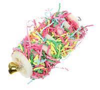 Abaodam Chewable Parrot for Birds with Loofah Material, Shredding and Chewing Function, Suitable for Hanging outside The Cage Or Home Decoration, Bird Chewing for Parrots and Cockatiels