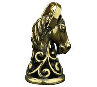 Abaodam Chic DIY Brass Pendants Vintage Horse Head Pendant Golden Brass Does Not Fade Does Not Change Colour Unique Antique Style Production