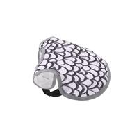 Abaodam Chicken Waterproof Saddle Apron Vest for Hens and Ducks, Black and White Protective Wing Cover, Adjustable Outdoor Poultry Raising Accessory