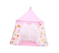 Abaodam Childlike Play Tent Castle Storage Tent for Indoor Outdoor Games Cartoon Pattern Game House with Stable Brackets for Boys Fun Playtime