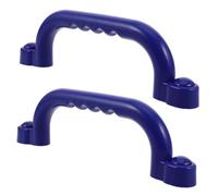 Abaodam Children’s Plastic Safety Handles for Climbing Frames and Swing Sets, Non-slip Grab Bars for Indoor and Outdoor Playground Equipment, Blue Boys and Girls’ Playset Replacement