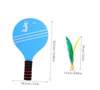 Abaodam Childrens Badminton Racket Set with Shuttlecocks and Carry Bag Lightweight Indoor and Outdoor Badminton Kit for Beach Paddle Ball Set for Home Exercise and Coordination Training