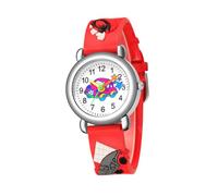 Abaodam Children's Cartoon Quartz Watch with Comfortable Strap and Unique Car Pattern Design Suitable for Christmas and Halloween Gifts