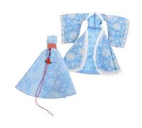 Abaodam Chinese Princess Doll Dress Traditional Hanfu Outfit for Elegant Vintage Costume for Birthday Christmas and Festivals Compatible with Various Doll Brands