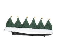 Abaodam Christmas Pet Scarf with Bell Lovely Dog Snood for Winter Warmth Festive Costume Accessory for Cats and Dogs Soft Triangular Bandana for Holiday Celebration