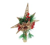 Abaodam Christmas Tree Star Decoration Beautiful Art Star Vintage Home Decor for Xmas Tree Tinsel Scene