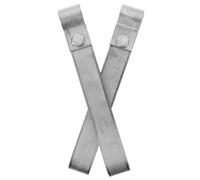 Abaodam Clamps Set Roof Stainless Grounding 2pcs Bracket Steel with Precision Positioning Design and Offering Weather-Resistant Durability and Longterm for Residential Industrial Buildings