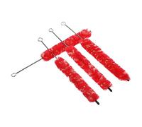 Abaodam Clarinet Cleaning Brush Set Plush Inner Cleaning Brushes 4 Pcs for Woodwind Instruments with Hanging Feature, Suitable for Storing inside Or outside The Instrument, Practical Random Color