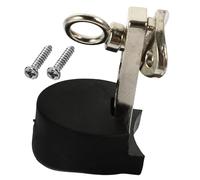 Abaodam Clarinet Thumb Rest Cushion Comfortable Support Accessory Made of Stainless Steel and Rubber for Practical Use during Clarinet Playing in Black