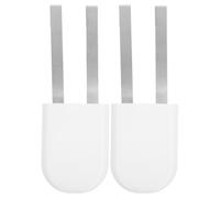 Abaodam Cleaner with Installation Compatibility Universal Easy 2pcs Hanging Bracket Abs Material for Tablet Holder Toilet Tank Suitable Home and Office Toilets