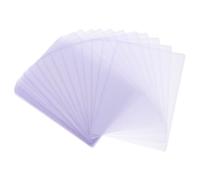 Abaodam Clear Credit Card Sleeve B6 Size 30pcs Plastic Holders for Offices Protecting Cards and Documents