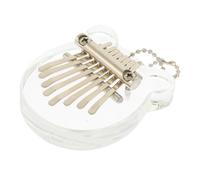 Abaodam Clear Kalimba Thumb Piano Bear Shape Portable Finger Music Instrument for Beginners and Music Lovers with Crisp Sound for Performance and Relaxation