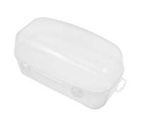 Abaodam Clear Plastic Diving Mask Case Lightweight Snorkeling Gear Storage Box Scratch-resistant Protective Hard Shell for Pool Beach Water Sports