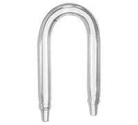 Abaodam Co2 Diffuser Aquarium Glass Tube U Shape Connector for Fish Tank Plants 15Mm Lightweight Sturdy Carbon Dioxide System