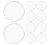 Abaodam Coin Capsules 10Pcs Airtight Storage Box for 65Mm/2.56" Medal, Portable Round Display Case for Daily Appreciation and Collection
