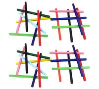 Abaodam Colorful Arithmetic Rods Set for Kindergarten Math Manipulatives, 7.5cm Square Counting Sticks with Storage Box and Number Rhymes Chart, Early Education Math for Addition and