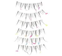 Abaodam Colorful Love False Eyelashes for Parties Eyelashes Costume Lashes Makeup