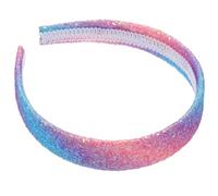 Abaodam Colourful Glitter Sequin Headband for Women with Fine Workmanship and Smooth Edges, Comfortable Artificial Leather Material, for Face Cleaning and Yoga Sports