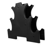 Abaodam Compact Multi-layer Dumbbell Rack Stand with Smooth Corner Design Small Weight Storage Tower for Home Gym Non-rolling Dumbbell Holder Space-saving Fitness Equipment Organizer