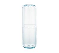 Abaodam Compact Travel Toothbrush Holder with Cup Portable Plastic Toothbrush Container and Wash Cup Organizer for Business Trips and Outdoor Use