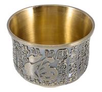 Abaodam Compact Zinc Alloy Shot Glass for Household Use, Convenient and Reusable Drink Cup Without Burrs, Creative and Elegant Design for Birthdays and Celebrating Christmas