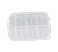 Abaodam Compartment Reptile Hatch Box Plastic Incubator Tray for Gecko Lizard Snake Eggs Lightweight Portable Egg Hatching Breeding Case with Construction