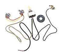 Abaodam Complete Electric Guitar Wiring Harness Kit Includes Volume Potentiometer for Guitar Tool Supplies