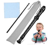 Abaodam Complete Flute Cleaning Kit for Recorder and Clarinet Beginner and Student Accessories Flute Cleaning Rod and Bag Random Color