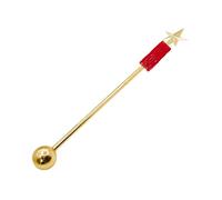 Abaodam Concert Stainless Steel Music 90cm Gold Conducting Stick for Military Band Parade Performance