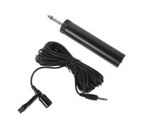 Abaodam Condenser Instrument Lavalier Microphone with 5m Cable, Wired Clip-on Mic for Erhu Saxophone Stage Performance, Portable Multi-purpose Wire Mic for Live Music and Recording