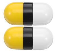 Abaodam Confidential Roller Seal Privacy Ink Stamp 2Pcs Yellow Dual-End for Identity Theft Protection and Mail Privacy