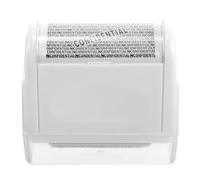 Abaodam Confidentiality Guard Roller Stamp Privacy Data Blocker Ink Stamper for Identity Theft Protection on Mail and Documents, White Privacy Roller for Secure Office Use