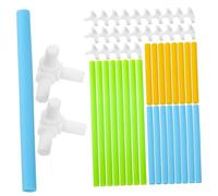 Abaodam Connectors Building DIY Construction Tubes for Framework Model Kit for Stem Learning and Creative Engineering Play Educational Gift for Boys